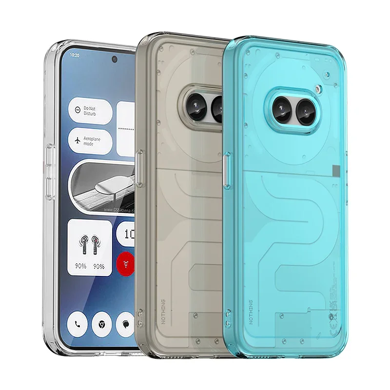 Transparent Silicone TPU Case for Nothing Phone 2a 2 1 Protective Cover Candy Clear Fundas Coque Capa