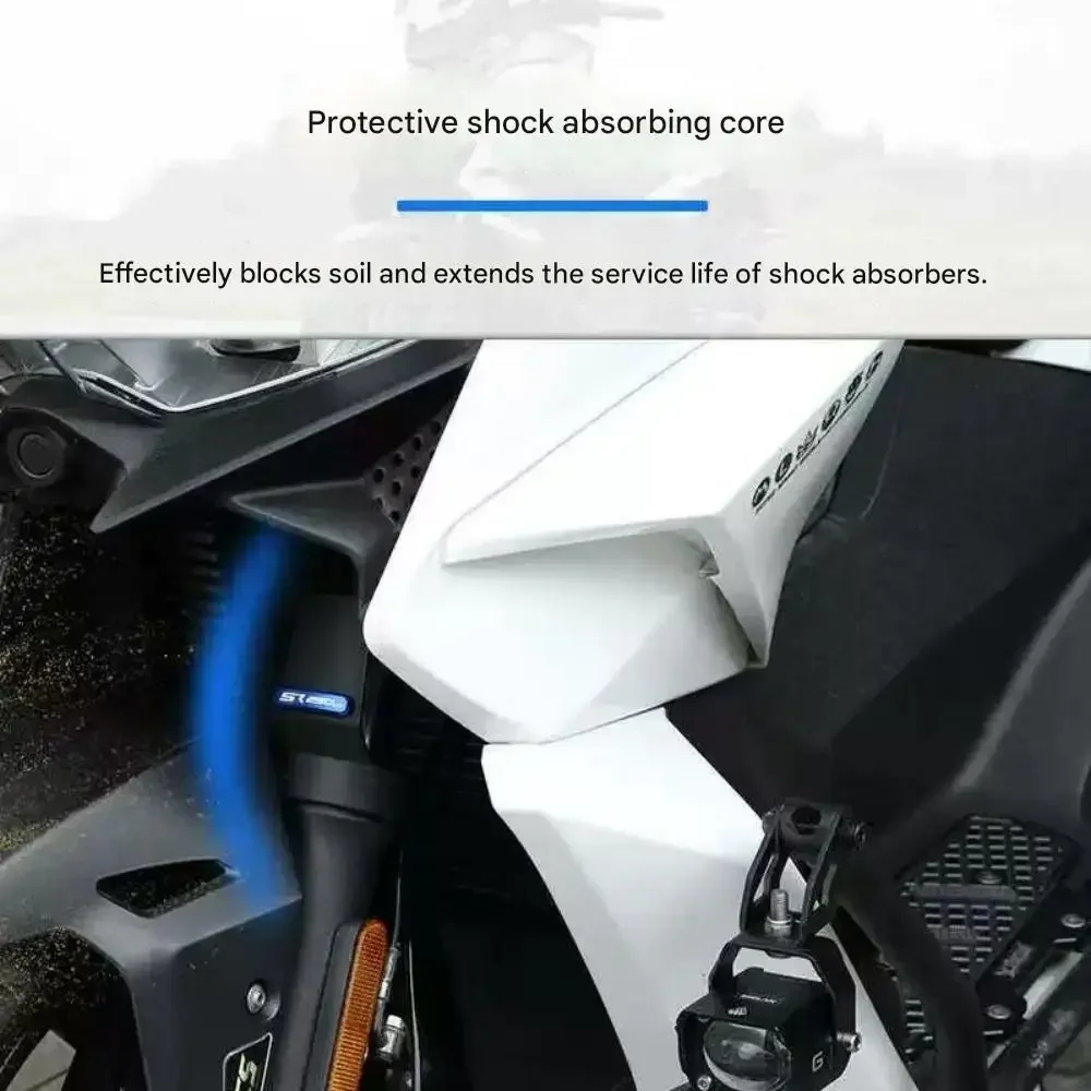 【Factory Direct】For VOGE SR250GT/SR4 MAX, the accessory front shock absorber protection cover and dustproof cover are provided.