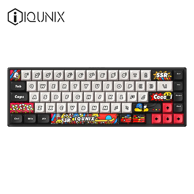 IQUNIX F65 Graffiti Diary wireless Mechanical Keyboard Rgb Backlit Three Mode Hot Swap