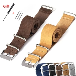 20mm 22mm Soft Suede Leather Watch Band Sport Strap for Seiko for Omega Comfortable Bracelet Universal Replacement Wristband
