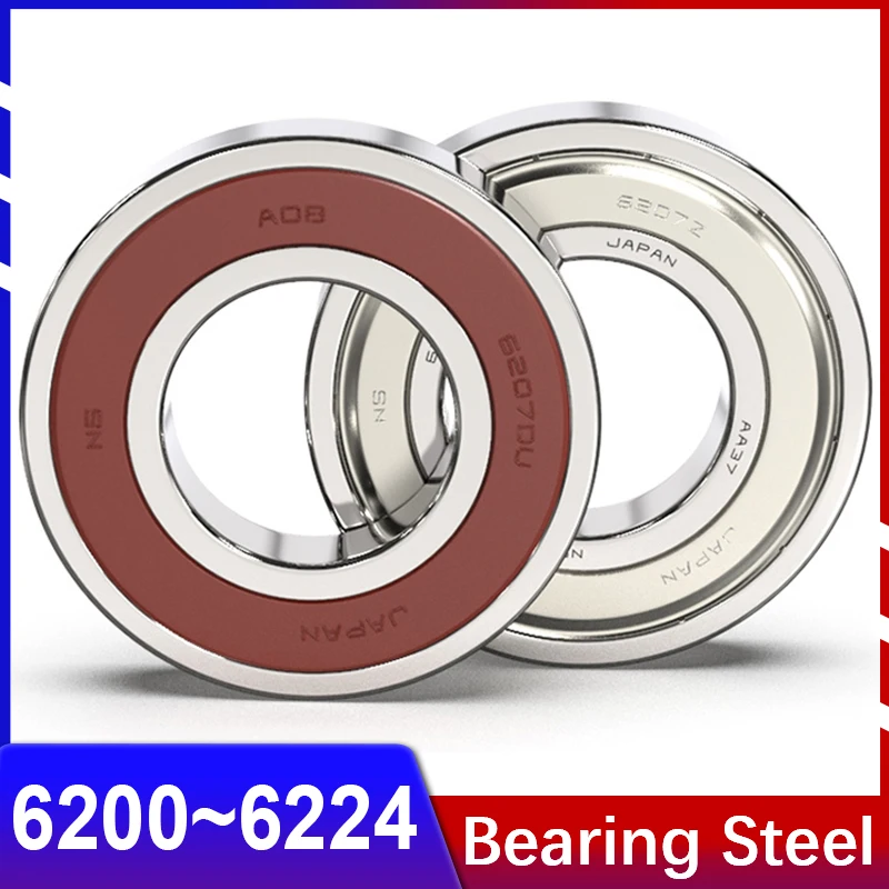 High Quality Bearings 6200 6201 6202 6203 6204 6205 6206~6224 ZZ DDU High Speed Bearings Japan NSK Imported  45x85x19mm Bearing
