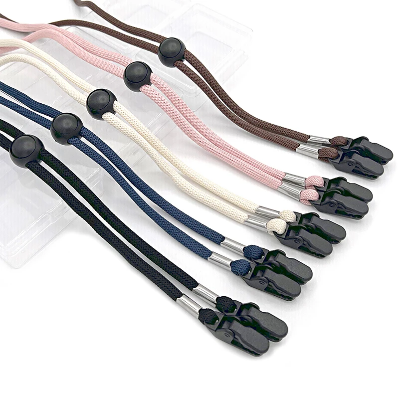 Removable Elastic Anti-Lost Windproof Hat Rope With Buckle Closure Lightweight Adjustable Sun Hat Lanyard Strap Retainer