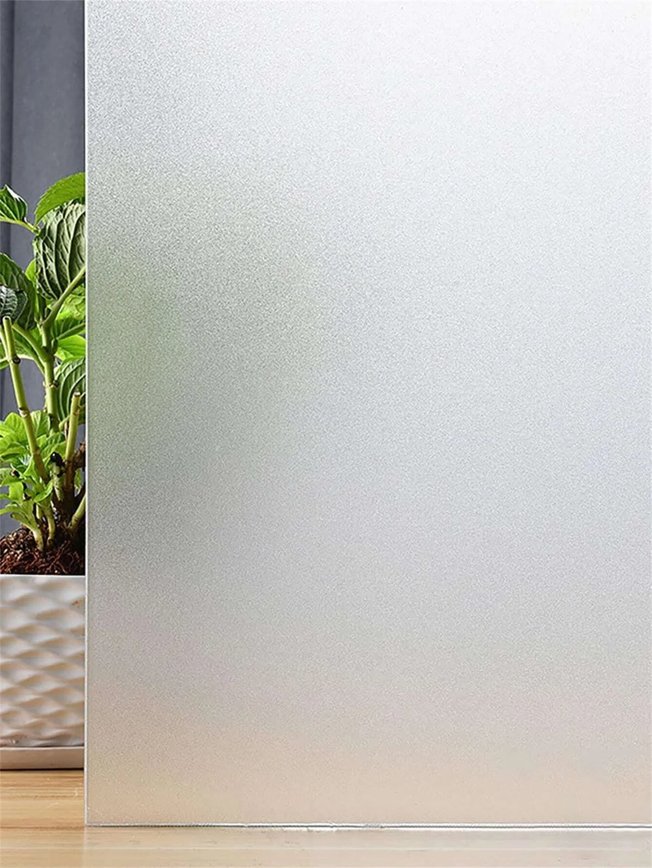 Matte Window Film Frosted Privacy - Self-Adhesive Removable UV Protection for Glass Windows & Partitions