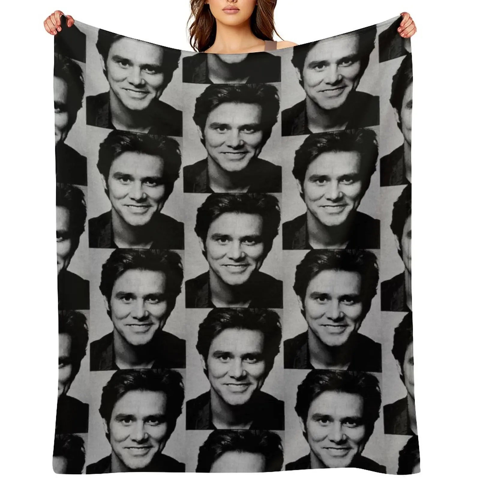 

Jim Carrey Throw Blanket christmas decoration Furrys Beautifuls Blankets