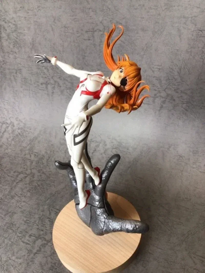 New Anime Evangelion Asuka Figures kawaii resin GK DIY manual White assembly Model Statue Toys doll Collection Gifts