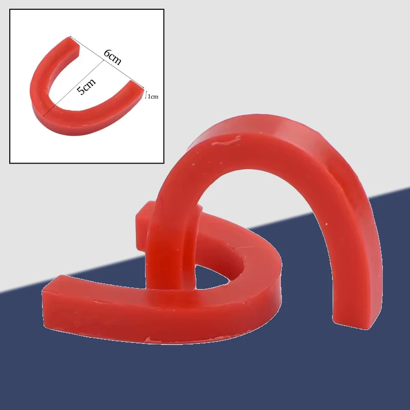 

2 шт., восковой обод для стоматологической основы, U-образный блок для укуса для окклюзионного обода и модели протезов, высококачественные лабораторные принадлежности