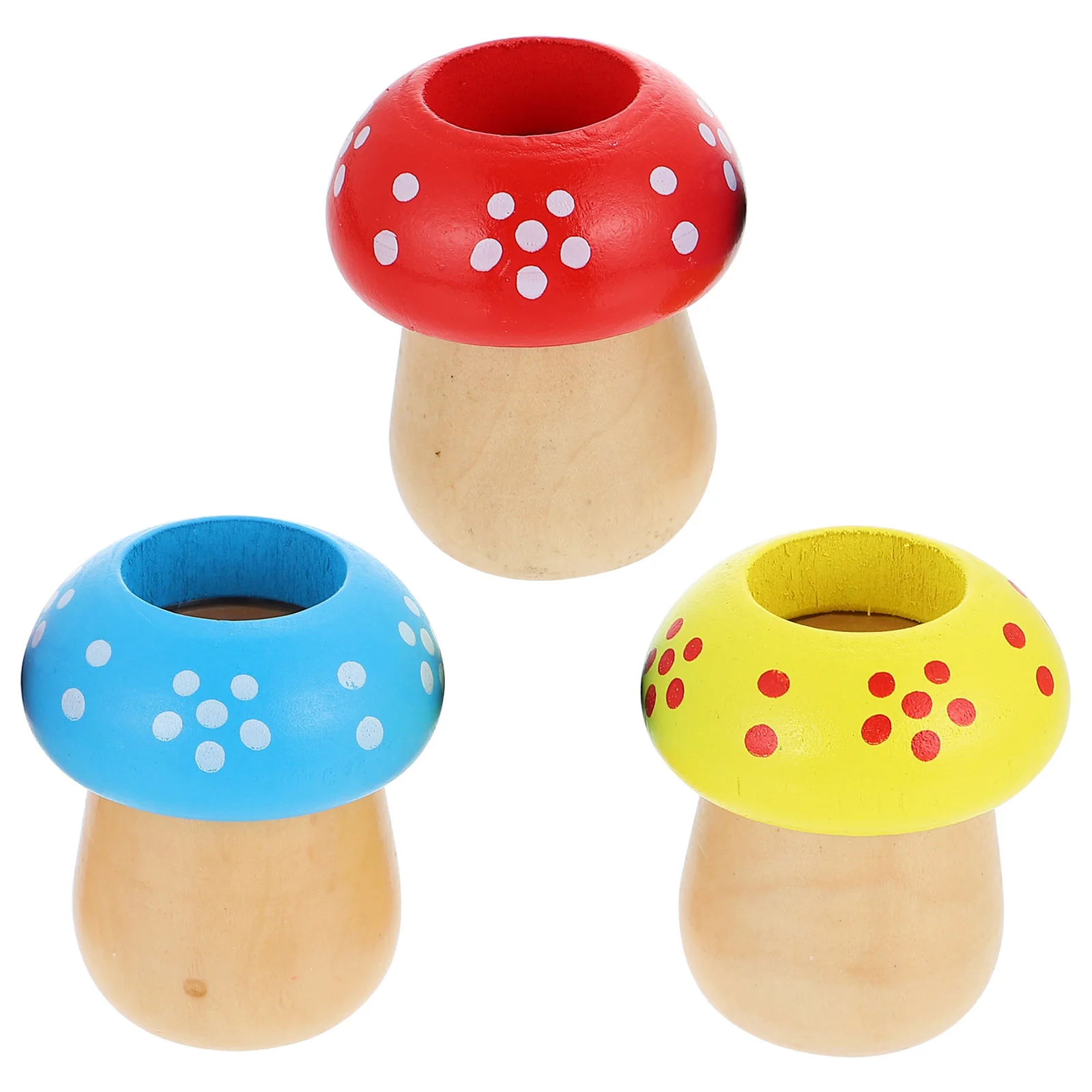 3 Pcs Mushroom Kaleidoscope Children Toys Kids Rotating Children’s Childrens Interesting Puzzle