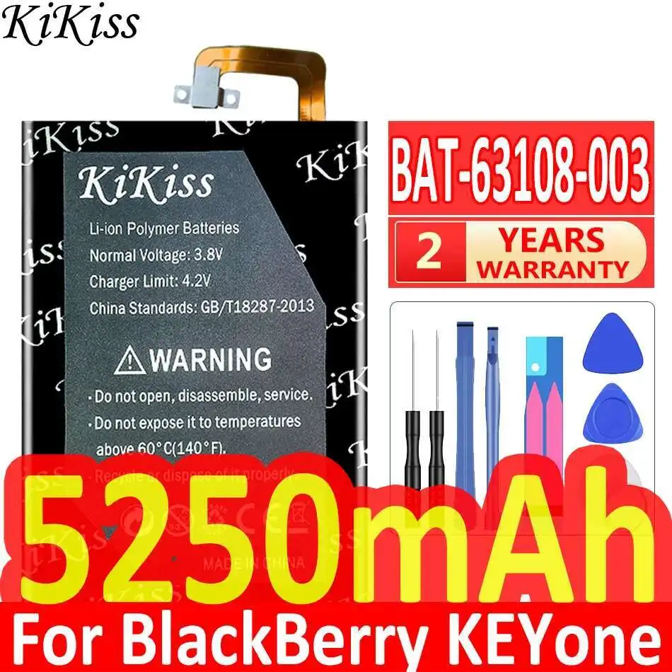 

Bat-63108-003 For Blackberry Keyone Alcatel DK70 DTEK70 5250Mah Fast Charging Mobile Phone Battery