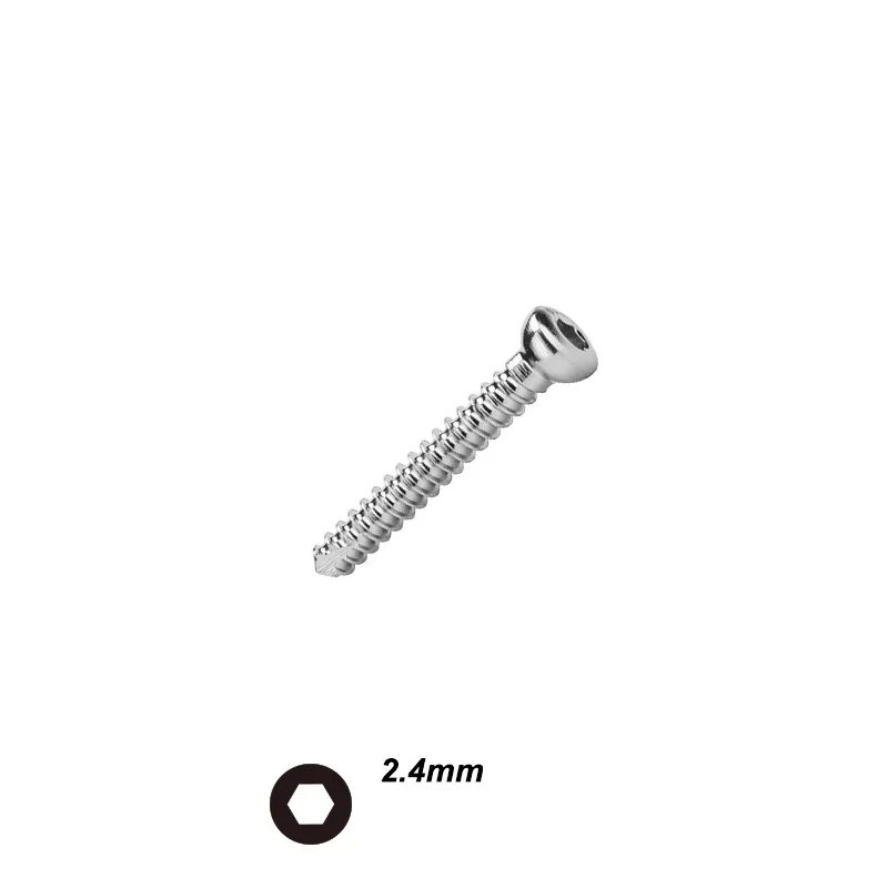 

2.4 mm cortical bone tapping screws, animal, orthopedic instruments, hexagonal stainless steel pet screws