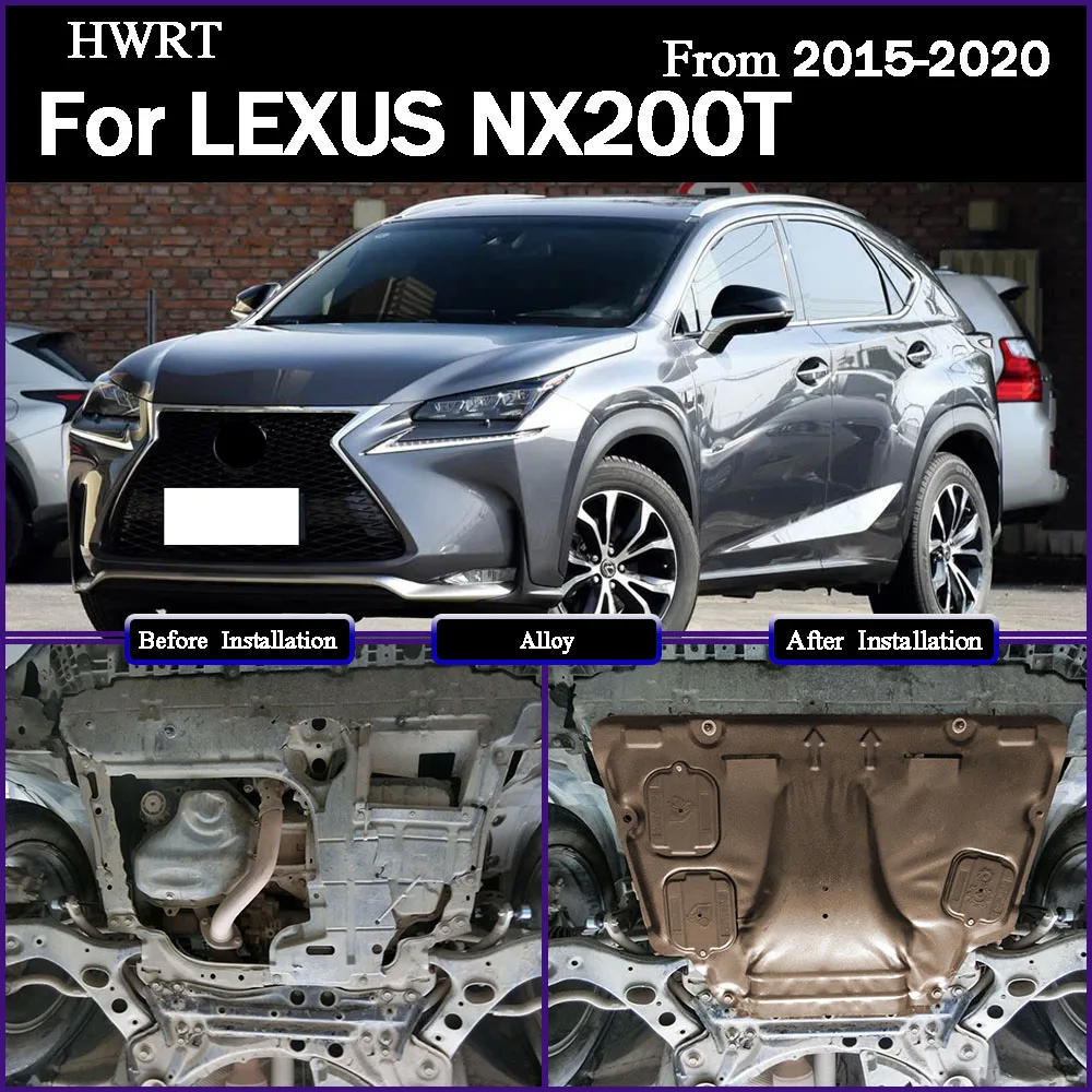 

Car Underbody Protection Plate Suitable For LEXUS NX200T 2015-2020 2.0T 2.5L Engine Underguard Underbody Protection Plate