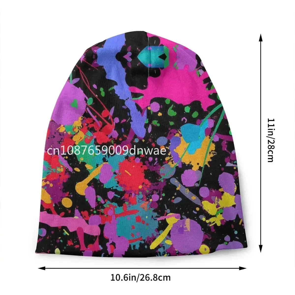 Bunte abstrakte Graffiti Camouflage Pop Art Skullies Beanies Caps Unisex Winter warme Strickmütze Männer Frauen Erwachsene Motorhaube Hüte