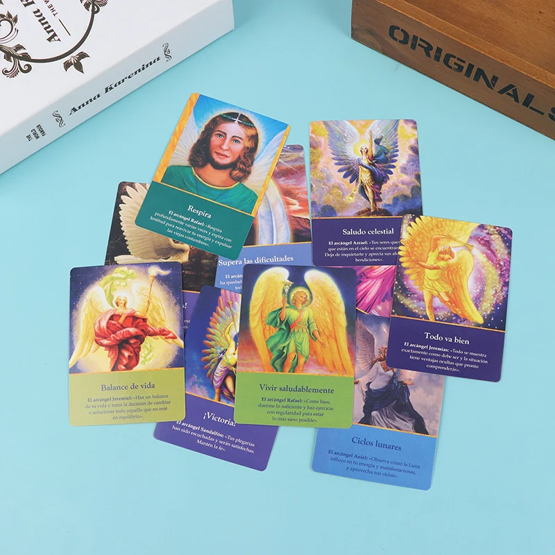 New Spanish Tarot Archangel Oracle Cards Tarot Party Table Board Game Card Deck Fortune-telling Cards