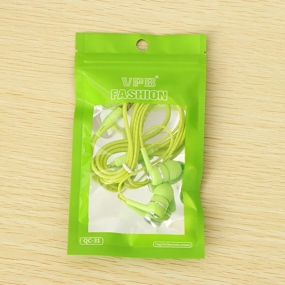 VPB الرياضة سماعة السلكية سوبر باس 3.5 مللي متر سماعة ملونة ياربود مع ميكروفون الأيدي سماعة ستيريو