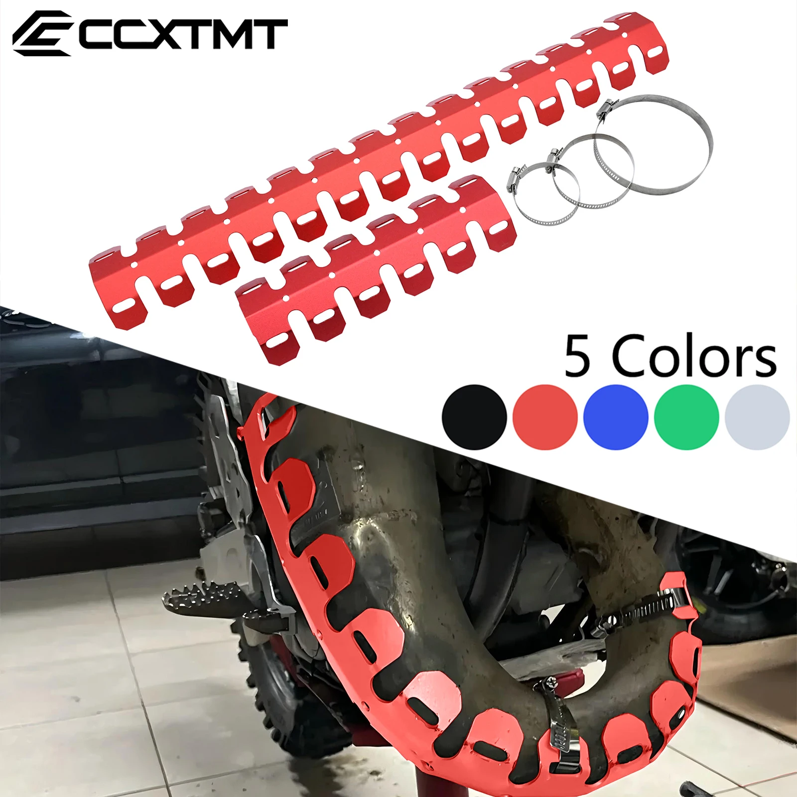 Protector de escape para motocicleta, cubierta protectora de tubo de escape para BETA RR 350 390 430 480 para KTM EXCF SX SXF XC XCF 125-530