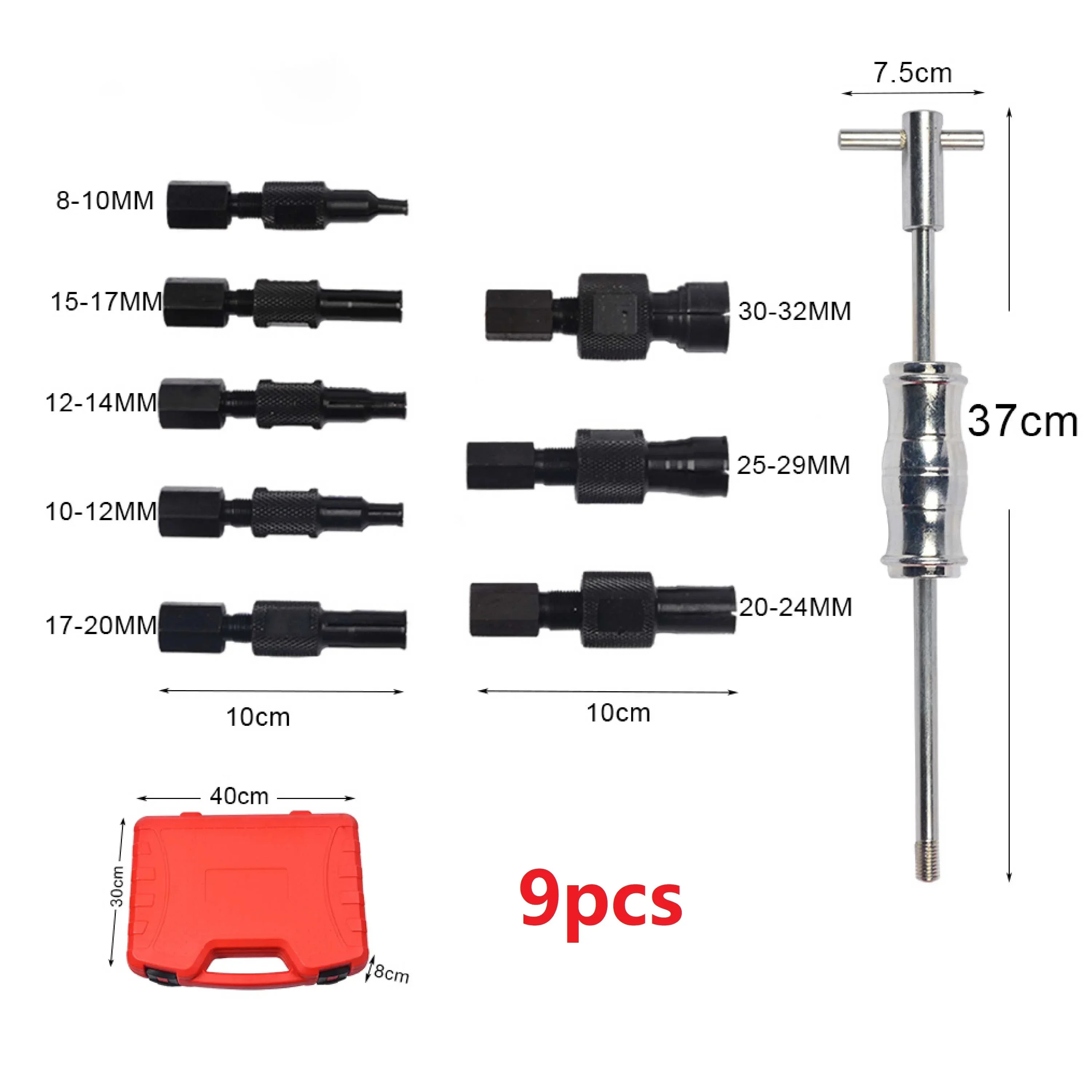 

Набор инструментов для снятия подшипников 9/10 шт. с обратным молотком, съемник внутренних подшипников, набор для глухих отверстий