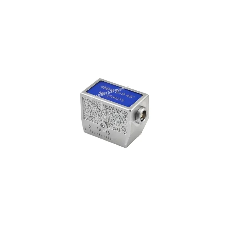 European Standard Ultrasonic Oblique Probe 4MHz8x9 60 ° Steel Structure Weld Non-destructive Testing, Flaw Detector Probe