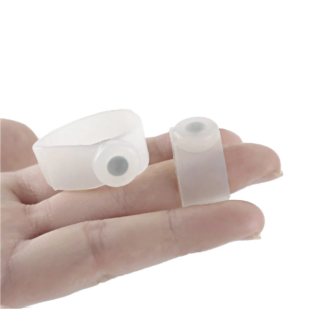 

Magnetic Therapy Toe Rings Silica Gel Acupoint Ring Elastic Cover Hidden Design Sturdy Material Foot Massager Creative