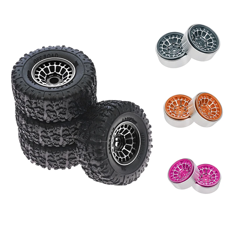 

1,3-дюймовый обод колеса с бусинами из алюминиевого сплава для 1/24 FMS24 Axial SCX24 1/18 Traxxas TRX4M RC Crawler Car Upgrade