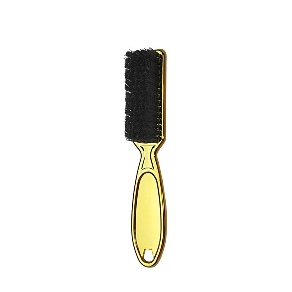 Gold Silver Colors Comb Brush Small Beard Styling Brush Professional Shave Beard Brush Barber Vintage Carving Cleaning Brush