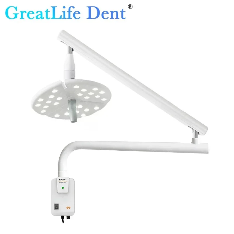 GreatLife Dent KWS 27Leds Wall Mounted Led Lamp Dental Oral Operation Light With Sensor For Dentist Surgical Shadowless Lamp