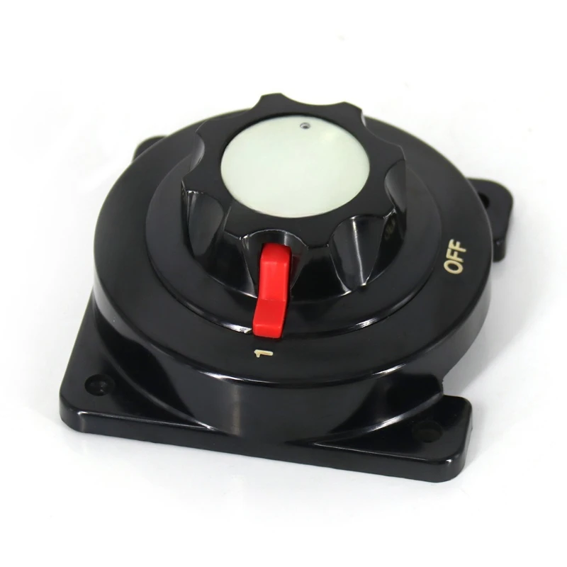 

Black four-gear switch 12-36V car marine truck dual battery switch