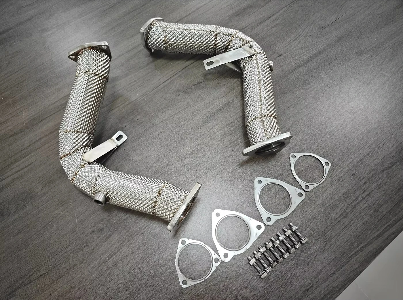 

RELI1 AKS водосточная труба из нержавеющей стали для Audi S4 S5 A6 A7 A8 B8 Q5 SQ5 3.0 TFSI Downpipe 2007+