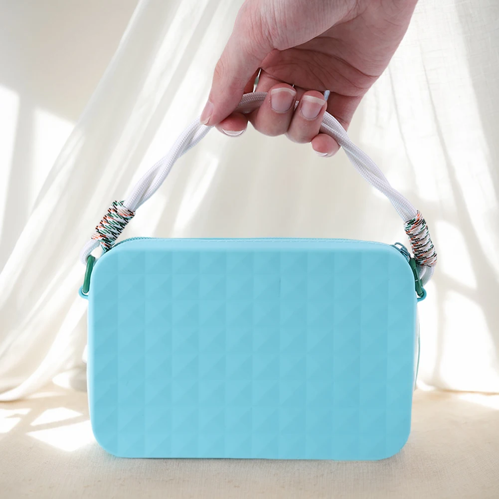 

Silicone Storage Pouch Universal Phone Pouch Large Capacity Cosmetics Storage Bag for Bogg Tote Bag