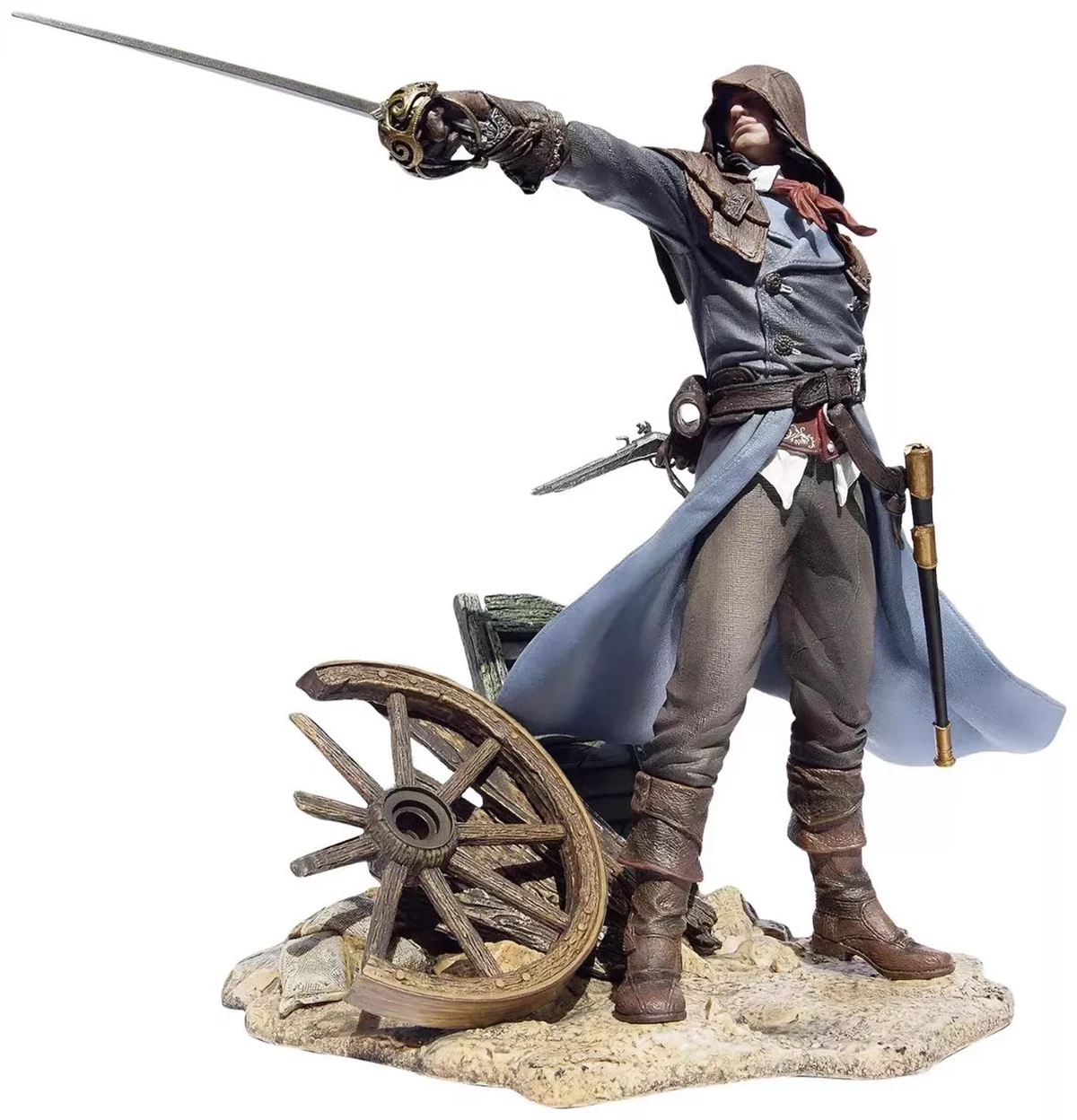 Figura Original UBISOFT a Escala 1/6 de Arno Victor Dorian ‌   Figura de Soldado de la Gran Revolución, Figura Coleccionable