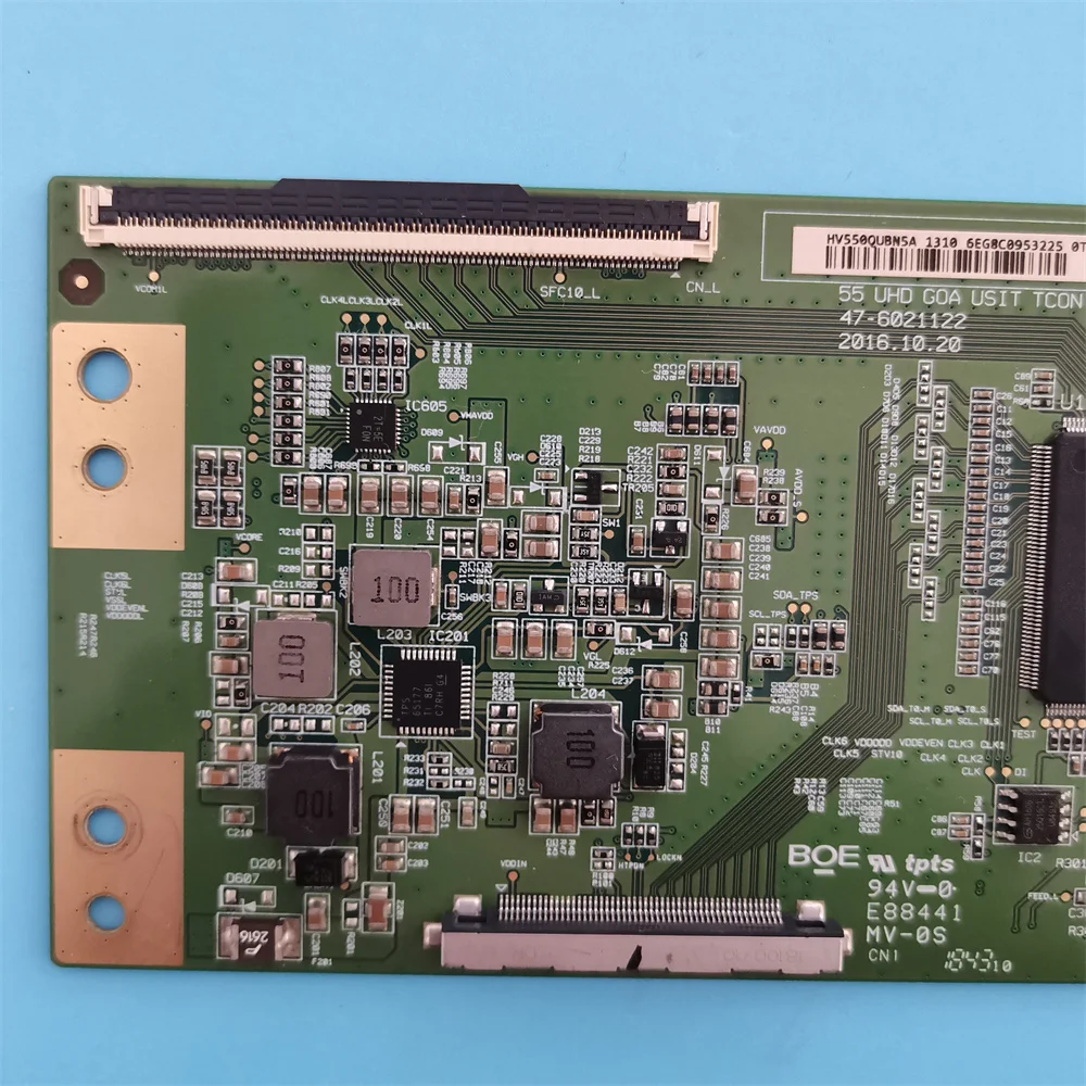T-CON Board 47-6021122 55UHD GOA USIT TCON HV550QUBN5A, Логическая плата для UA55MU6100J UA55MUF30ZJXXZ WE55UB4417 55PUS7303 EB550K