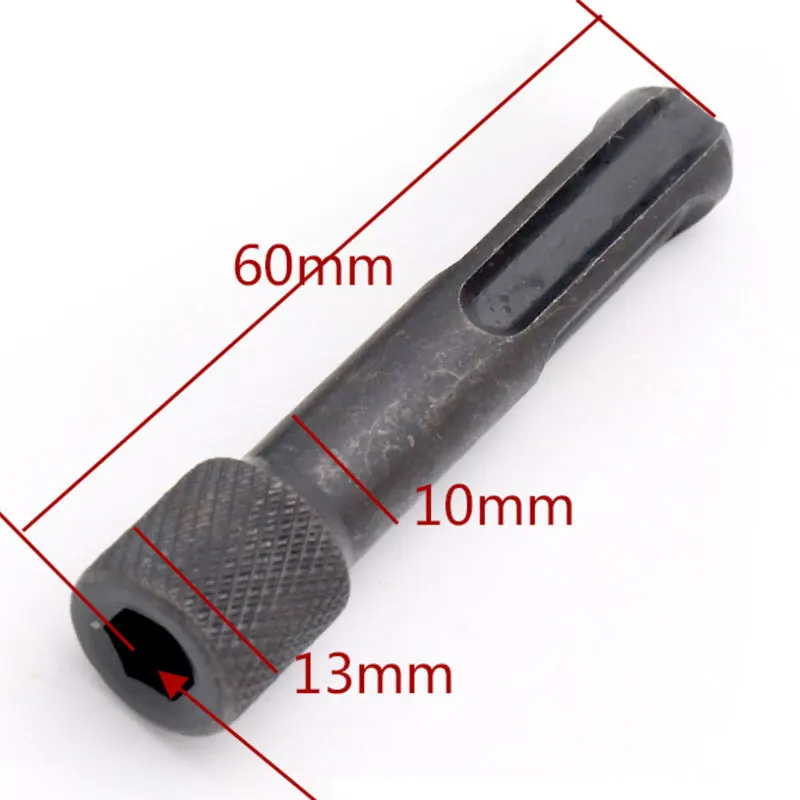 Binoax 2 stücke 1/4 "Hex Schaft Bohrer Chuck Adapter SDS Konverter Adapter Mutter Auswirkungen Fahrer Set Für Bohren werkzeuge