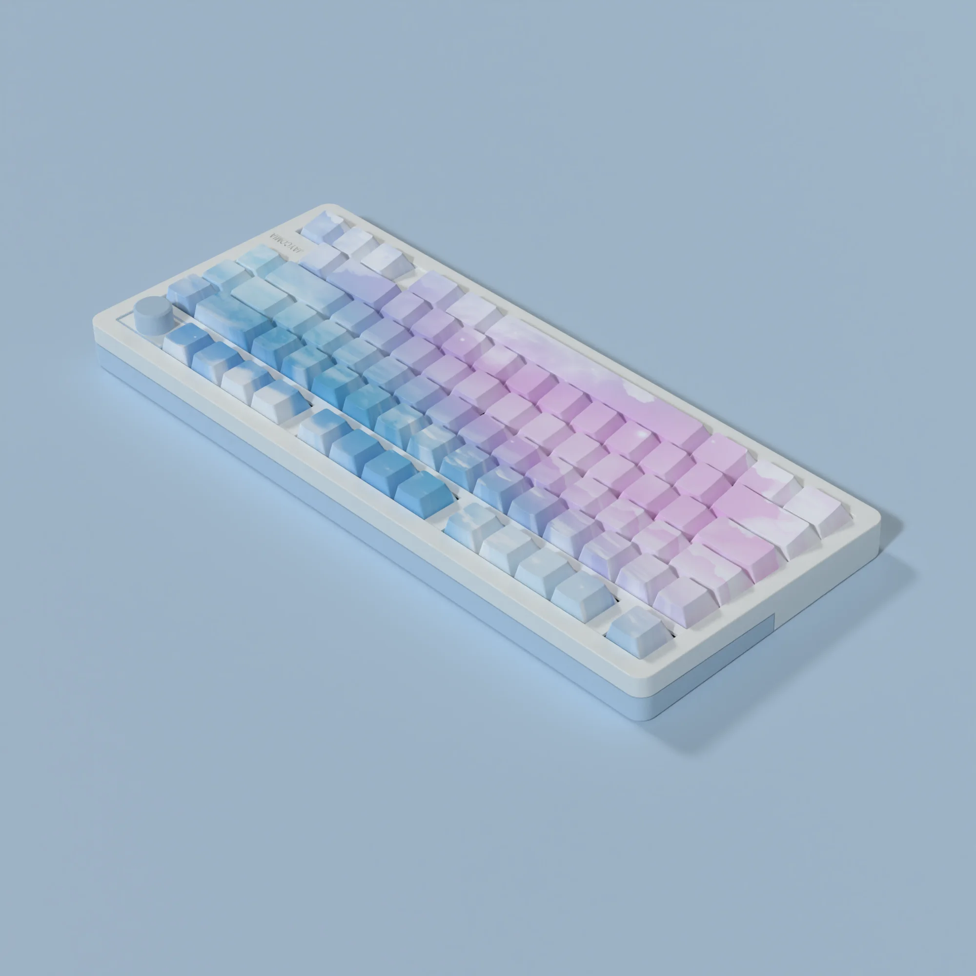 JCM Dreamy Sky Side Print Pbt Keycap Cherry Profile Backlit Through Transparent Letters Big Set Key Caps For Wooting Hi75 A75