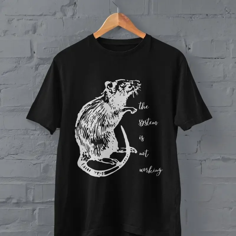 Rat T Shirt Alt Clothing Grunge Alternative Edgy Psychedelic Goblincore Grafitti Streetwear