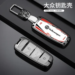 Alloy Car Smart Remote Key Case Cover Protection Holder Shell For Volkswagen VW CC Passat B6 B7 Passat 3C CC Maogotan R36 B5 B7L