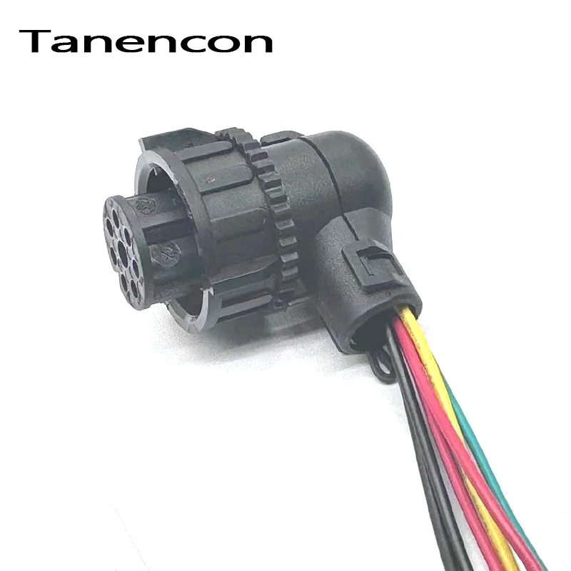

1 Set 8 Pin Automobile electronic Round Female Plug Shilam Delong Tail Light Brake Light Waterproof Connector 9800680