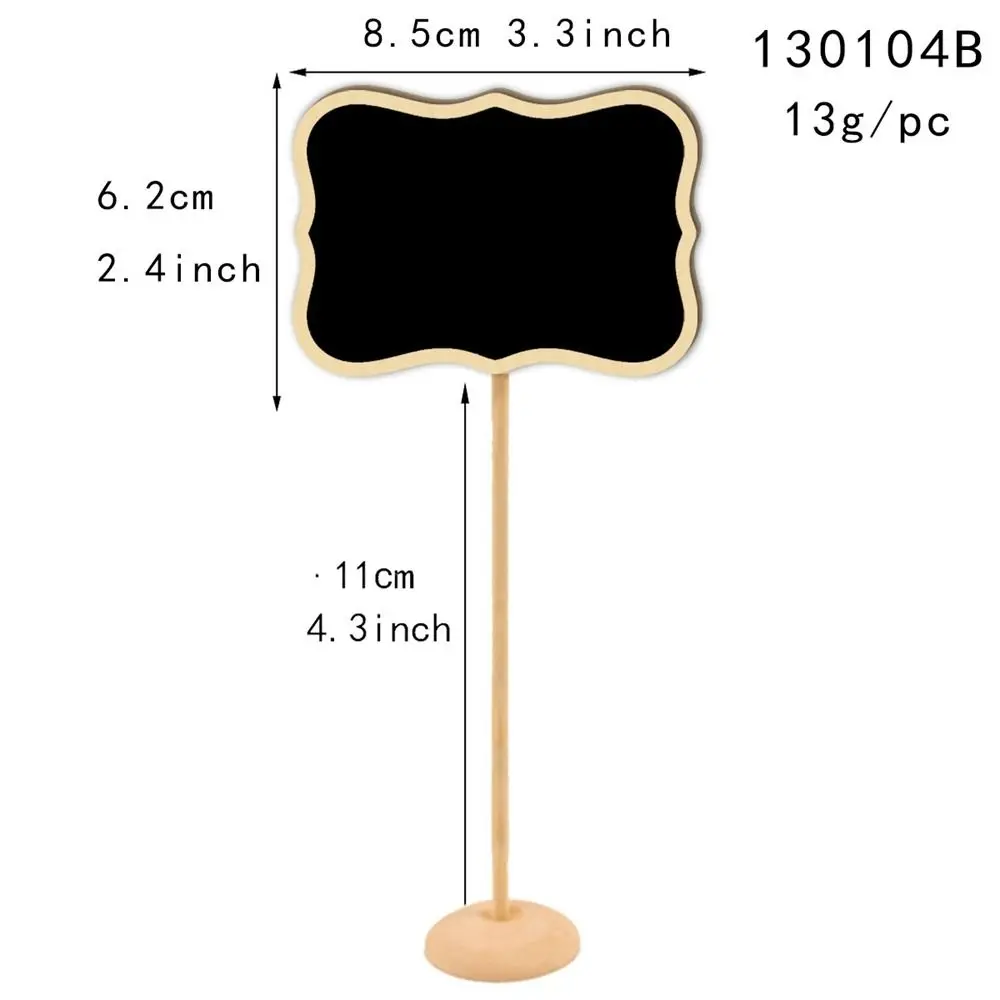 New Wooden Wood Message Board Labels Table Decoration Table Place Card Creative Mini Chalkboard Wedding Birthday Party