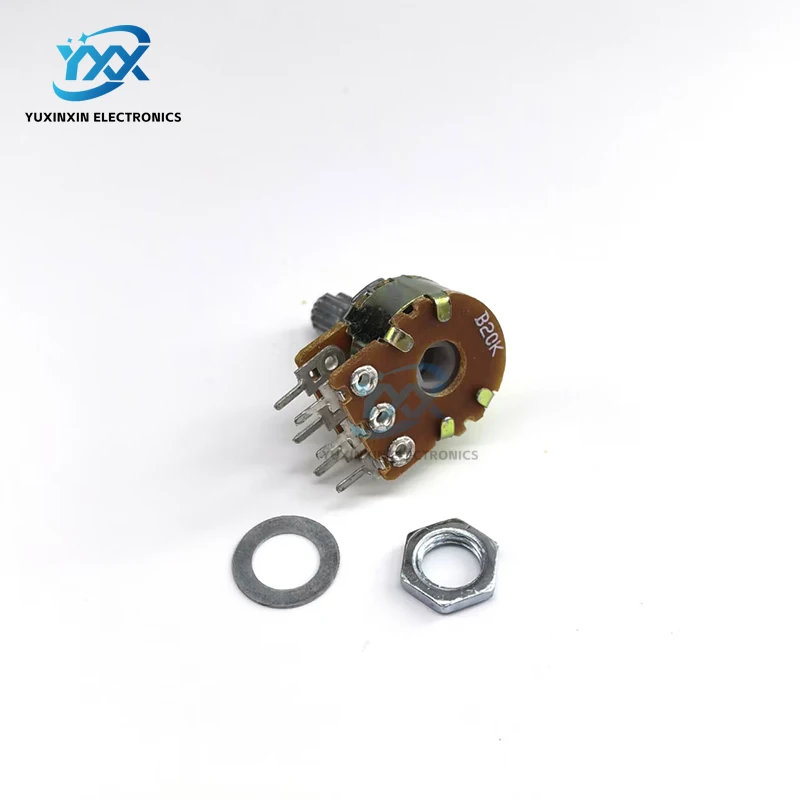 10 قطعة WH148 B 1K/2K/5K/10K/20K/50K/100K/500K المزدوج الجهد 6-Pin L15 رمح الصوت أمبير نوع