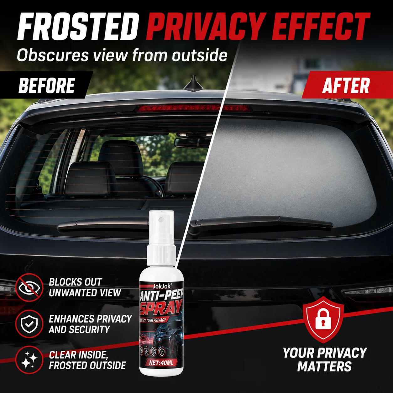 New One-way Anti-peeping Glass - Glass Protector Auto ulasan dan harga