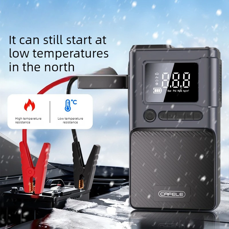 Multifunctional Cars Power-up Inflatable All-in-one Machine Portable Emergency Start Power Supply Illuminable Outdoor Rescue
