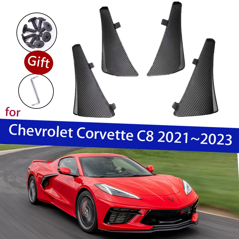 

Для Chevrolet Corvette C8 2021 2022 2023 Автомобильные Брызговики Крыло Брызговики Брызговики Передние Задние Колеса Брызговики Стильные Аксессуары