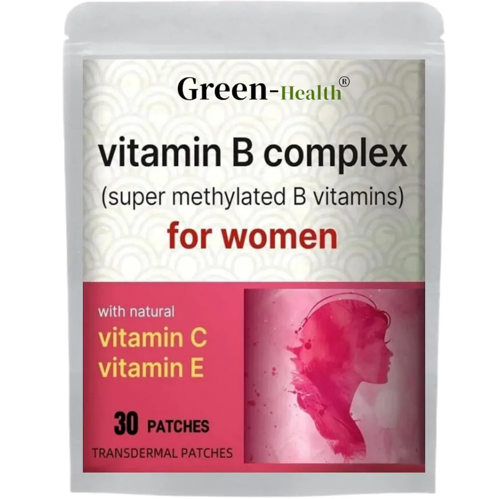 30 Patches Vitamin B Complex Transdermal Patches For Women Immune, Energy