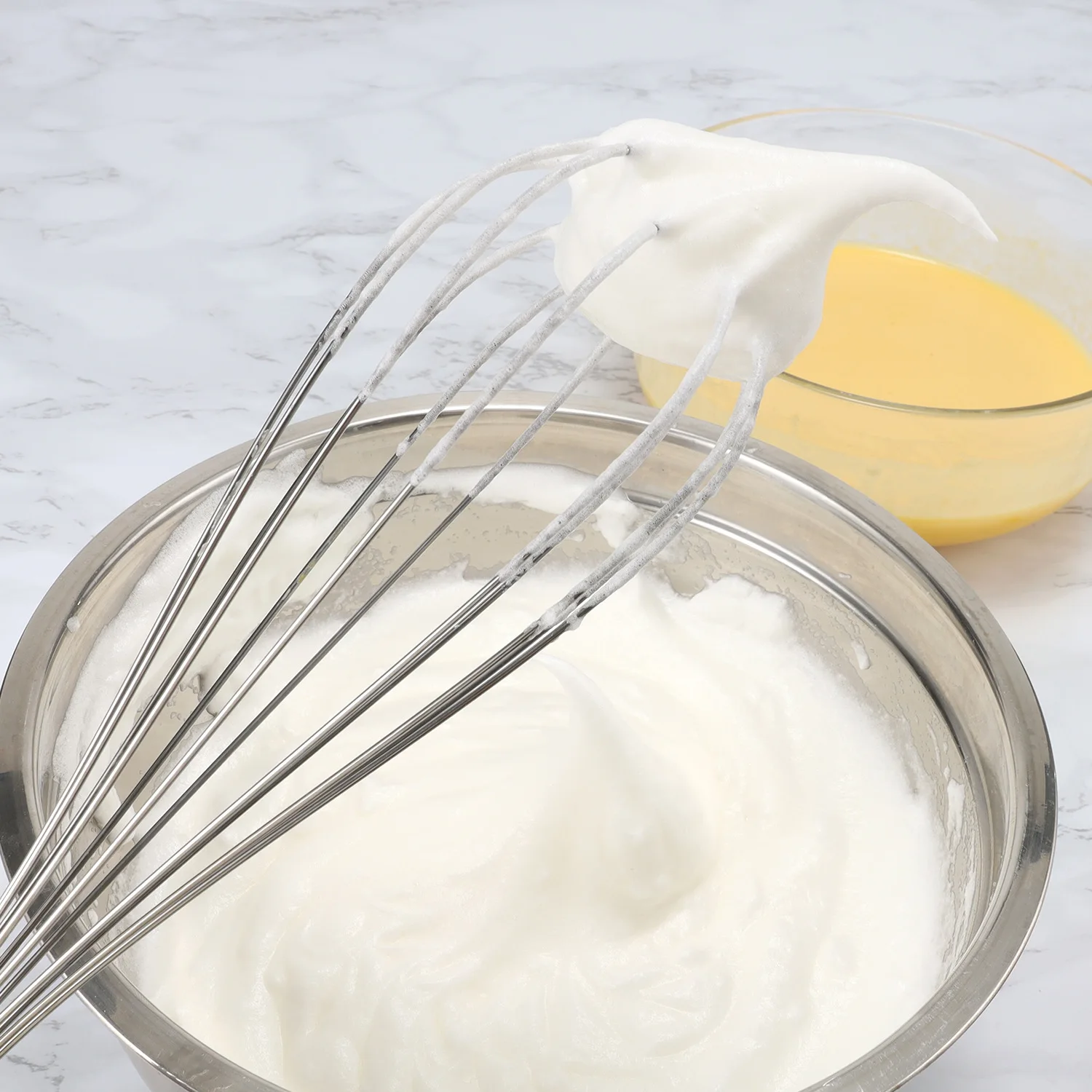 1 قطعة متعددة الوظائف الروتاري دليل خافق البيض خلاط المطبخ خفق البيض خبز أداة البيض المحرض الفولاذ المقاوم للصدأ اكسسوارات المطبخ