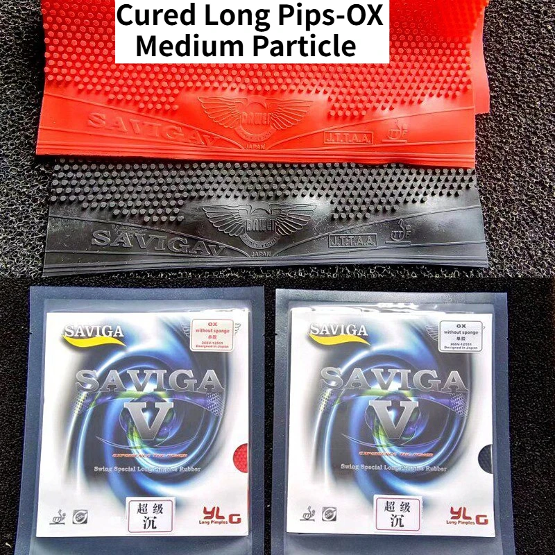 

Накладка для настольного тенниса SAVIGA OX Full Cured Long Pips Medium Particle Heavy-Cured Super Sinking без эластичности для продвинутых игроков