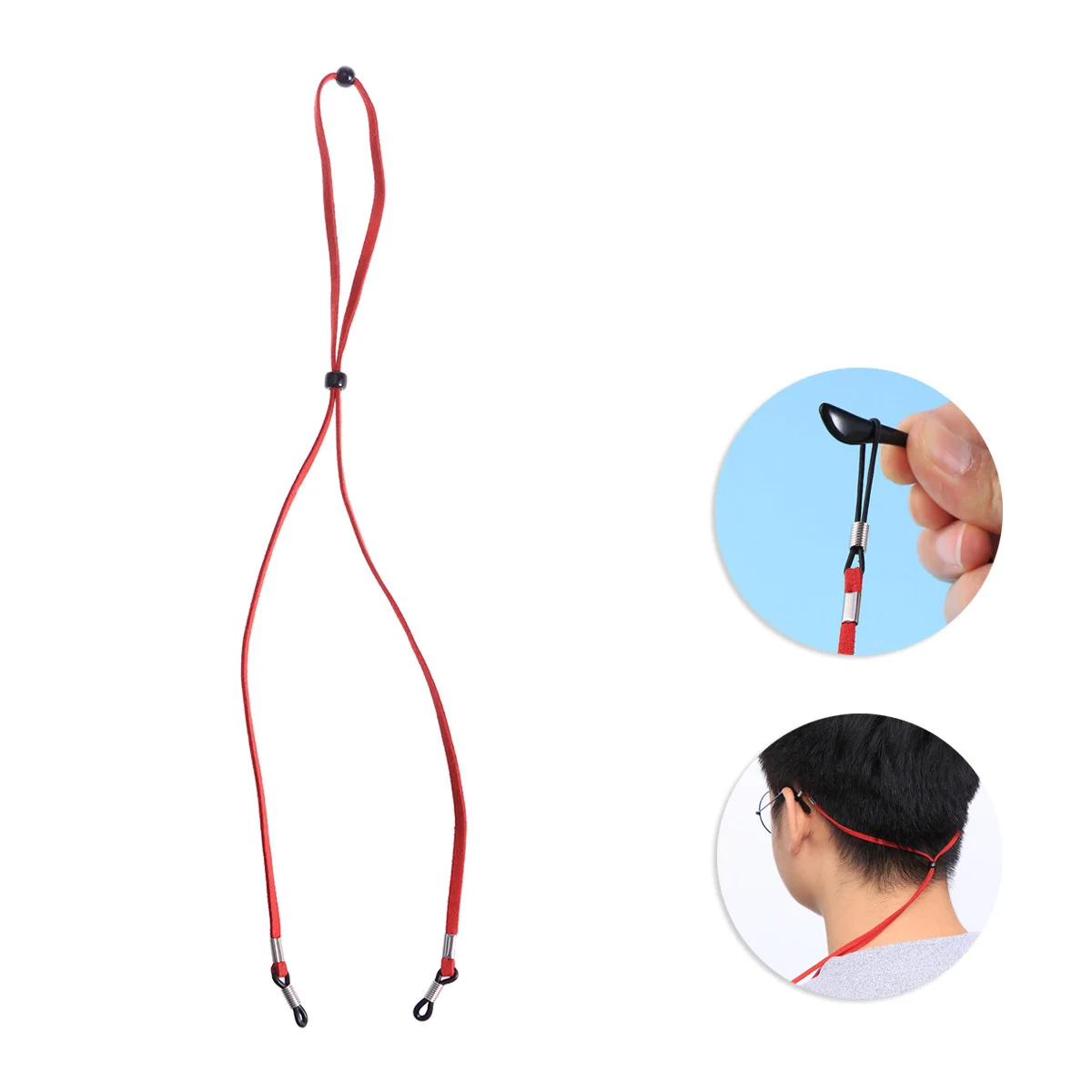 

Non-Slip Eyeglasses Strap Texture Glasses Cord for Woman Lady Man Secure Compact Retainer Holder