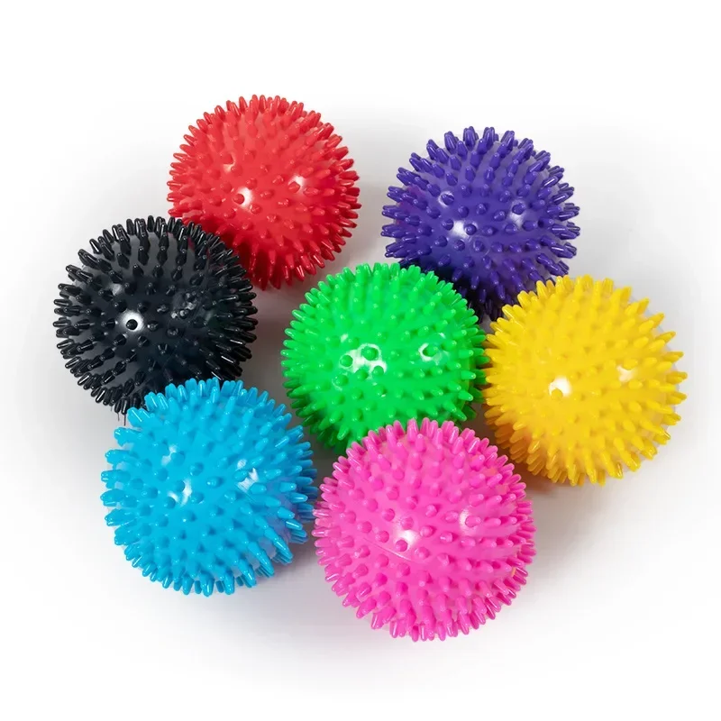 9cm Durable PVC Spiky Massage Ball Trigger Point Sport Fitness Hand Foot Pain Relief Plantar Fasciitis Reliever Hedgehog Balls