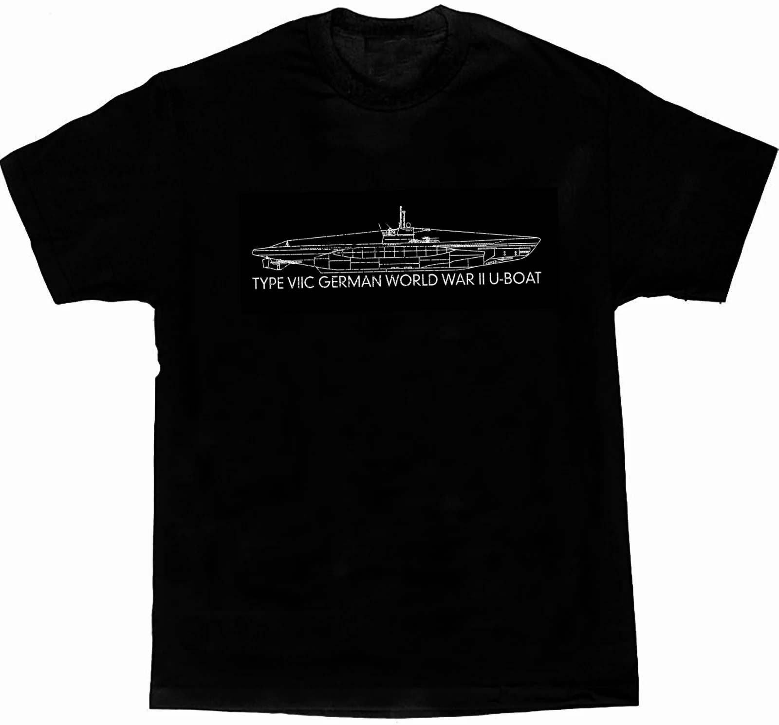 Type VIIC 42 German Naval WWII U-Boat Submarine Gift T-Shirt. Premium Cotton Short Sleeve O-Neck Mens T Shirt New S-3XL