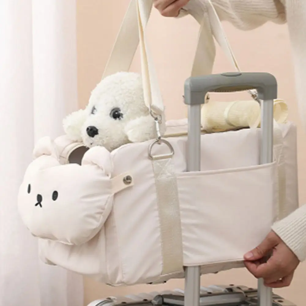 

New Cute Pet Car Luggage Large Capacity Multifunction Pet Car Safety Seat Convenient Dog Car Backpack Outdoor Travel