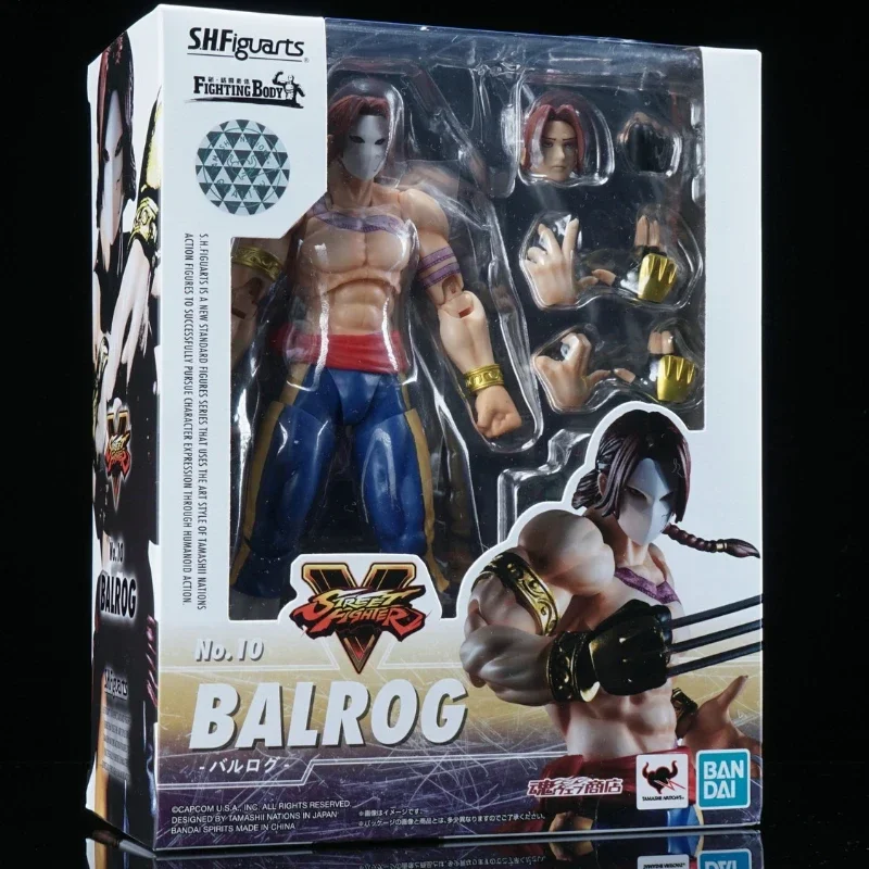 سلسلة بانداي الأصلية S.H.Figuarts 《Street Fighter》Chun - Li,Ken Masters,Sagat Figure Assembly Ornament Toys نموذج قابل للجمع #4