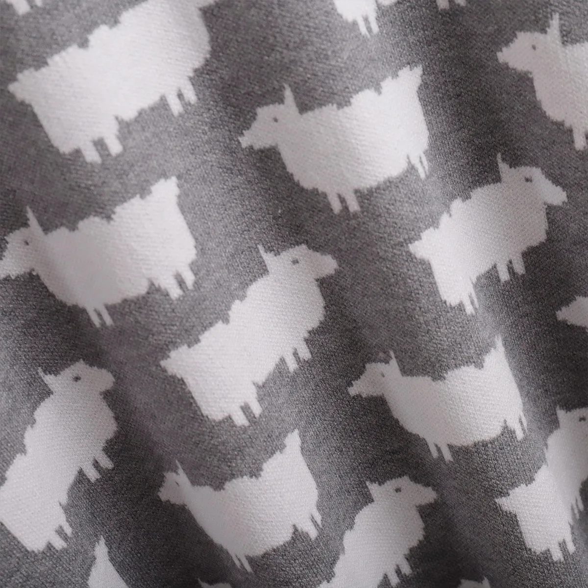 Bornladies O-Ausschnitt Alpaka-Print Pullover für Damen, Locker Geschnittener Lässiger Mittellanger Retro-Pullover, Neuer Warmer Pullover für Herbst und Winter – Detail 34