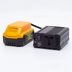 For DeWalt 18V Li-Ion Battery Reliable Wireless Power And Fast Charging 220V-240V 200W Portable Power Supply Inverter Compatible