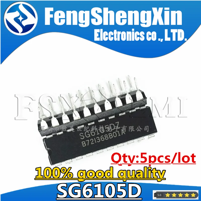 5Pcs SG6105D DIP-20 SG6105 DIP 61505D DIP-20 SG6105DZ Chips